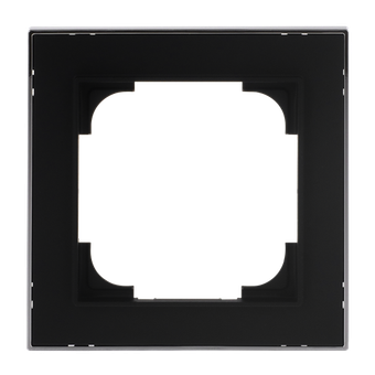 1721-456M 1f rammi ART linear Sv matt m. decor hring Chrome