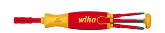 Wiha 6 in 1 skrúfjárn með bitum