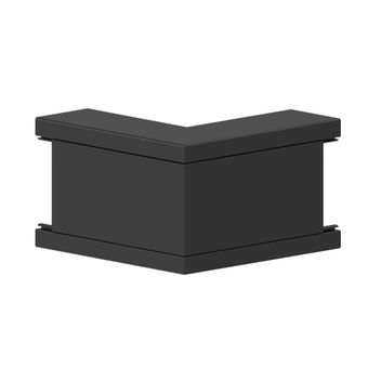 12726 Úthorn 60x110mm svart