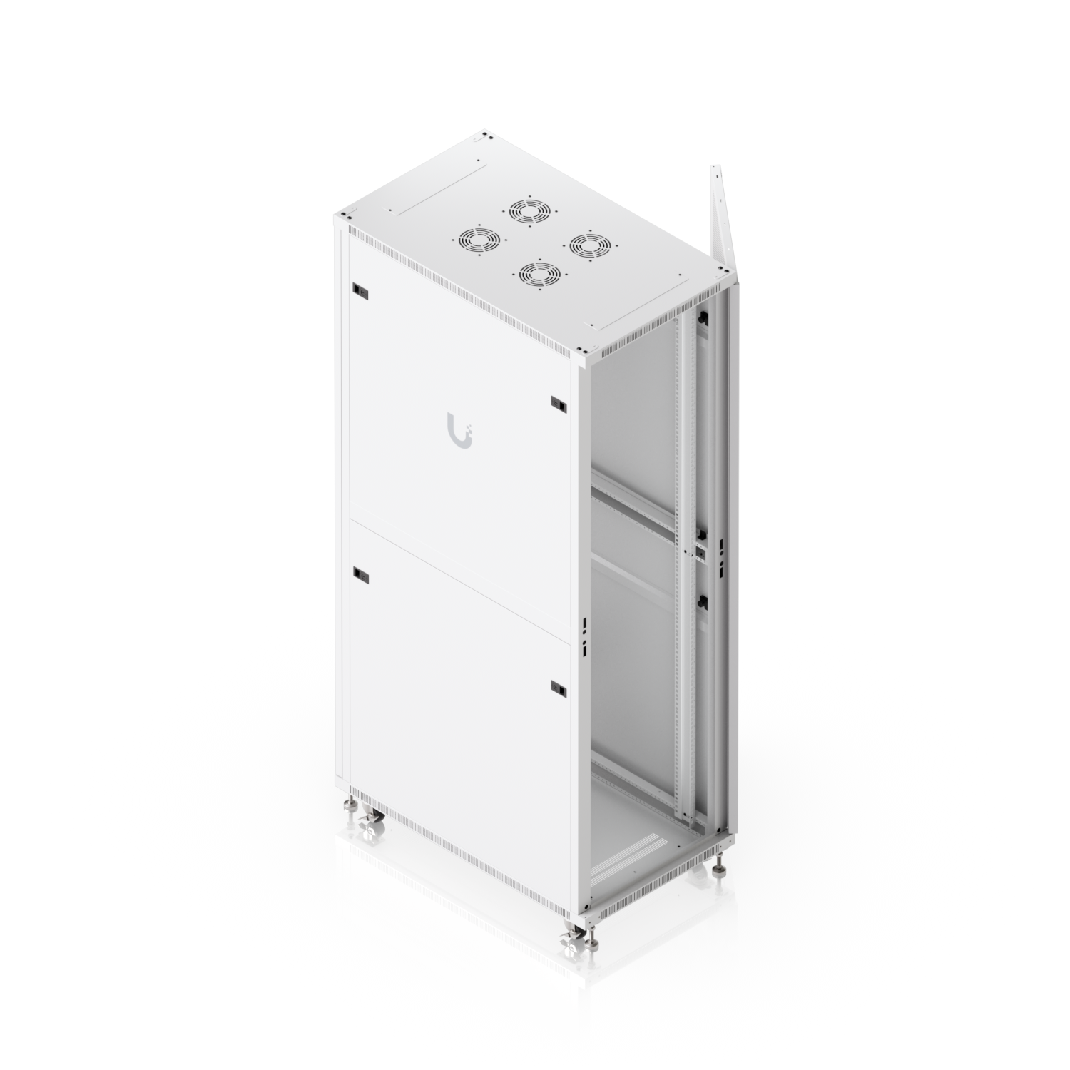 42U Rack Cabinet, 1,000 mm, Perforated Door, mynd 12 af 14