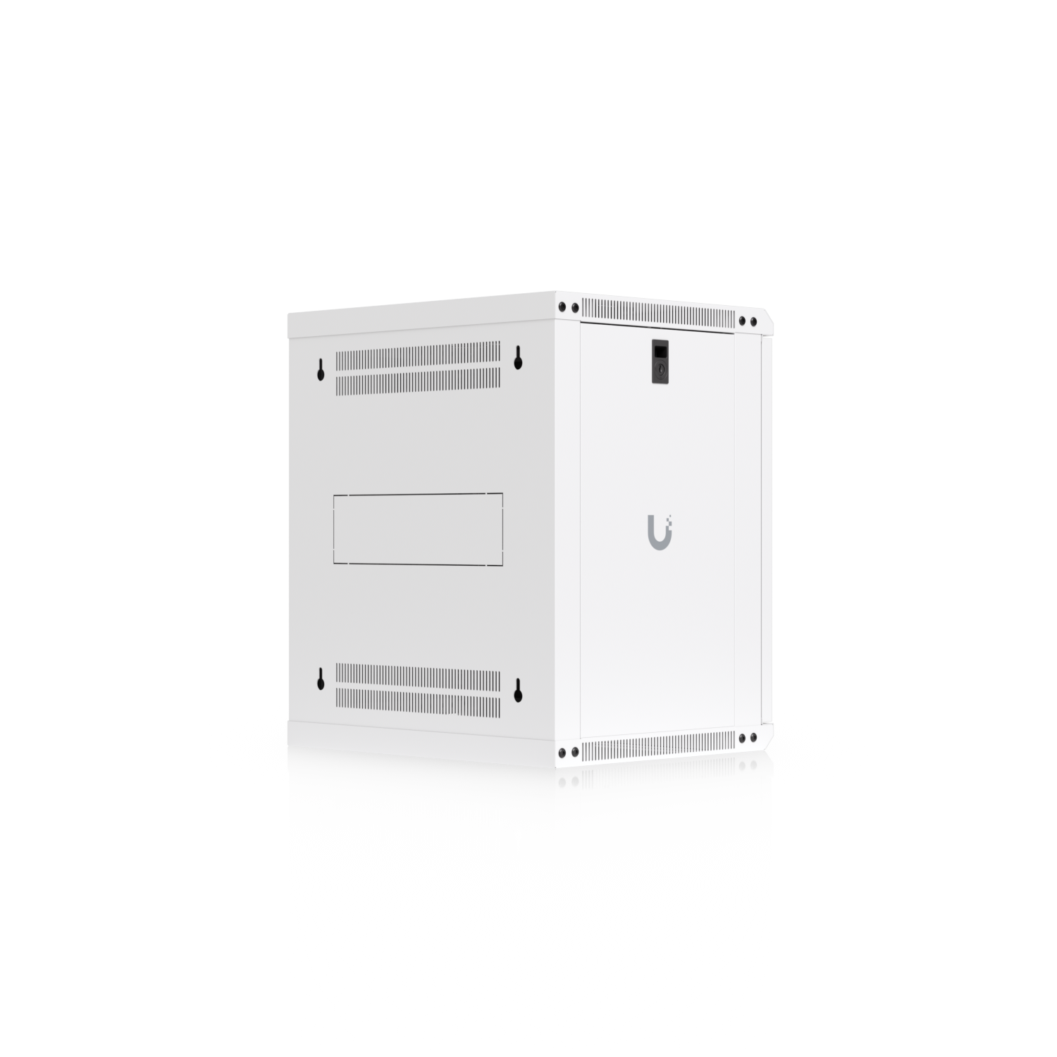 12U Rack Cabinet, 450 mm, Perforated Door, mynd 8 af 13