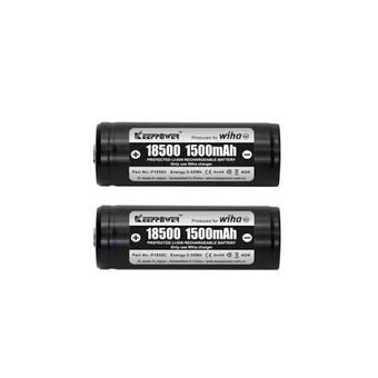 18500 Li-ion Battery 1500mAh (2 stk.)