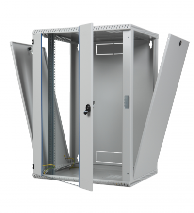 BKT 19" VEGGSKÁPUR 600x500x600mm, mynd 2 af 2