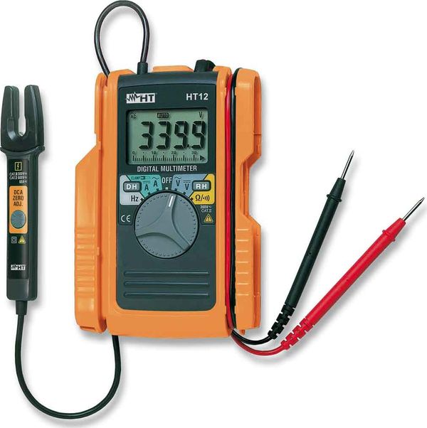 Pocket meter with clamp