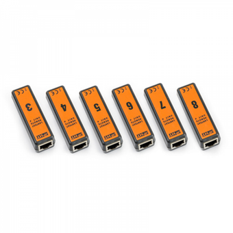 SET OF REMOTE UNITS #3 TO #8 + PATCH CABLES