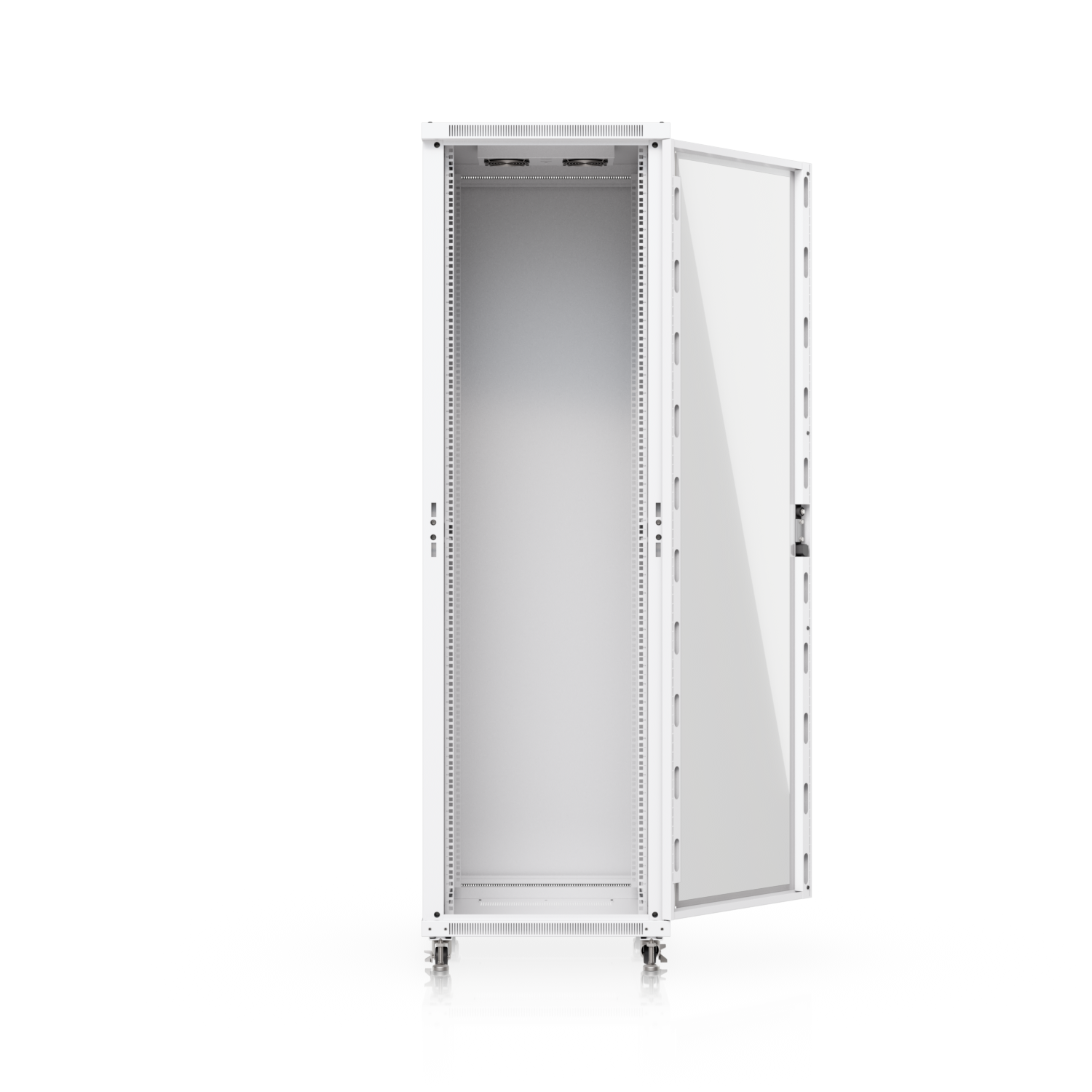 42U Rack Cabinet, 800 mm, Glass Door, mynd 3 af 14