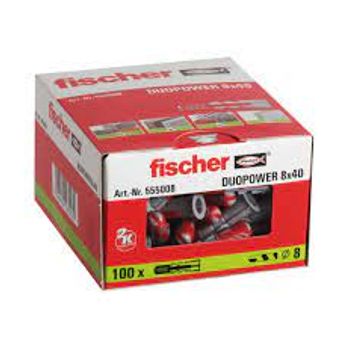 fischer DUOPOWER Múrtappar 8mm (100)