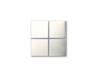 0202-07 Sentido front - quad - brushed nickel KNX/EIB