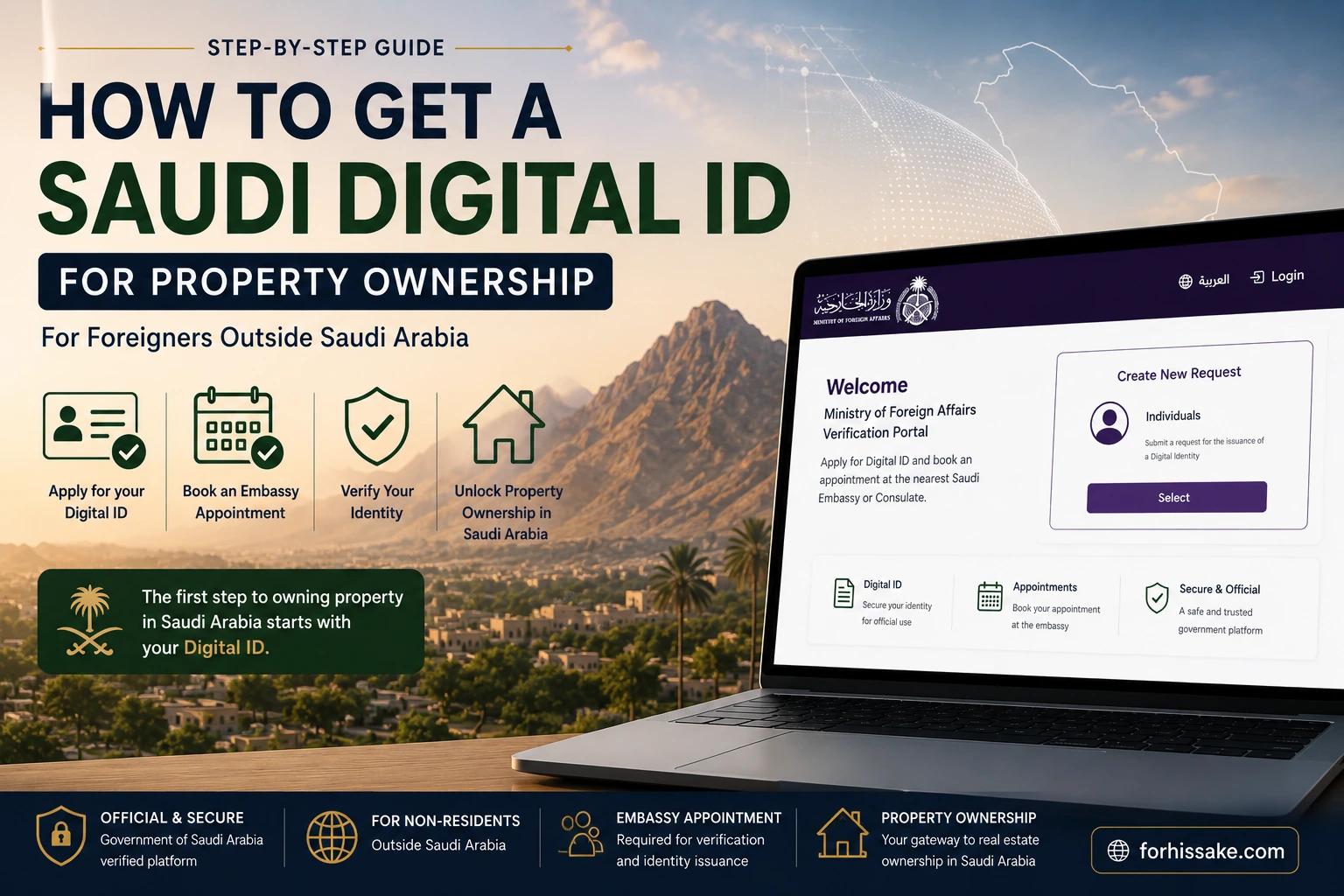 How to Get a Saudi Digital ID for Foreign Property Ownership