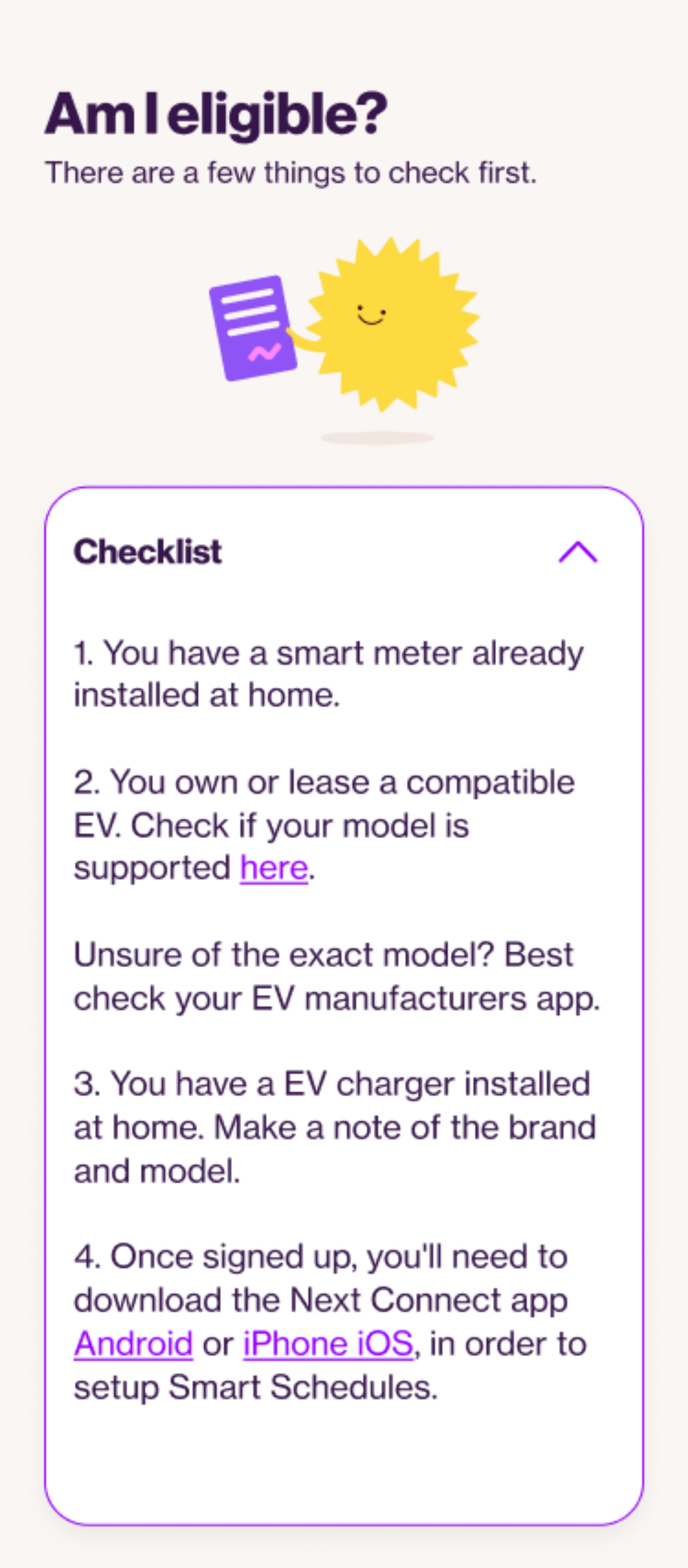 Checklist