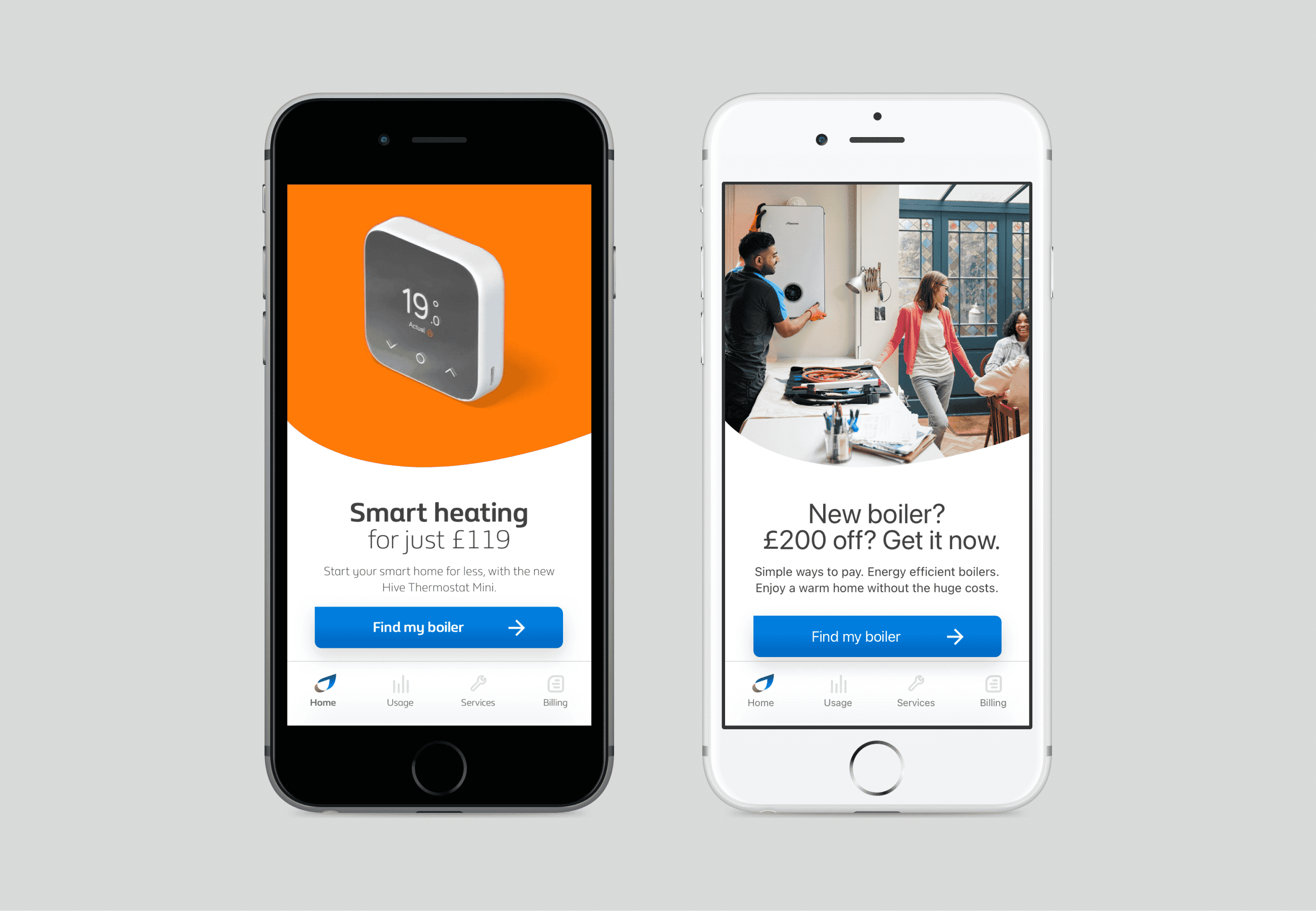 Our marketing page within the app, CMS driven.