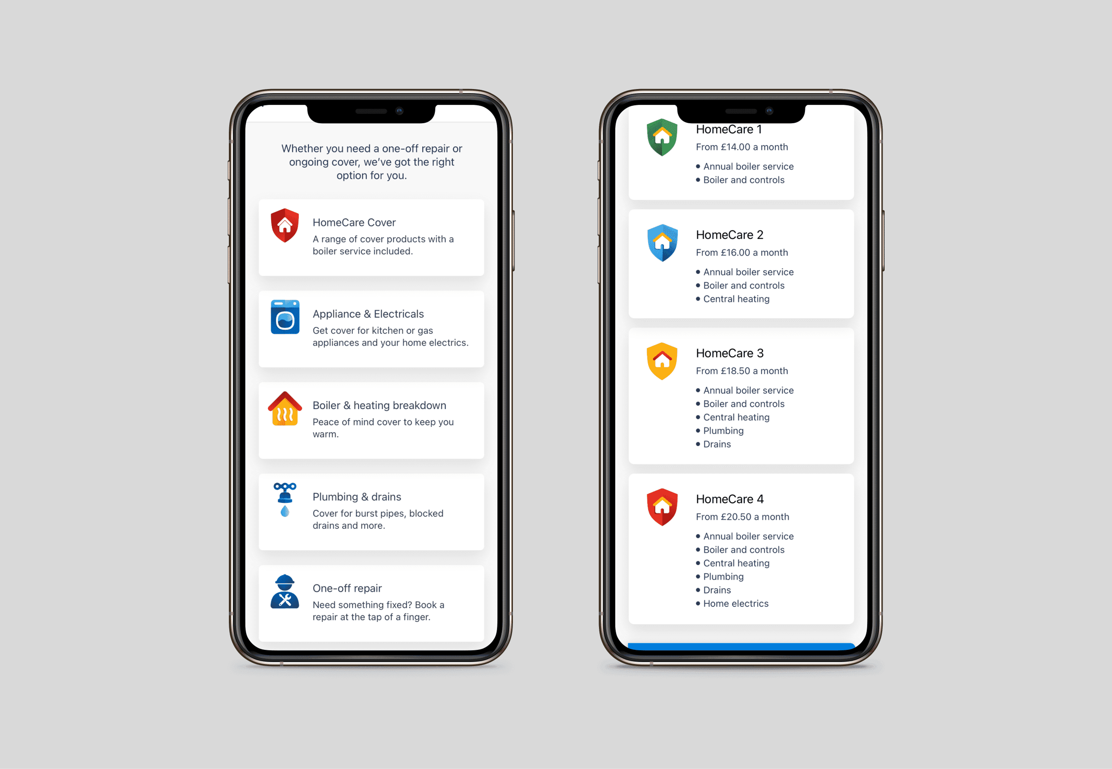UI treatment of our chosen idea