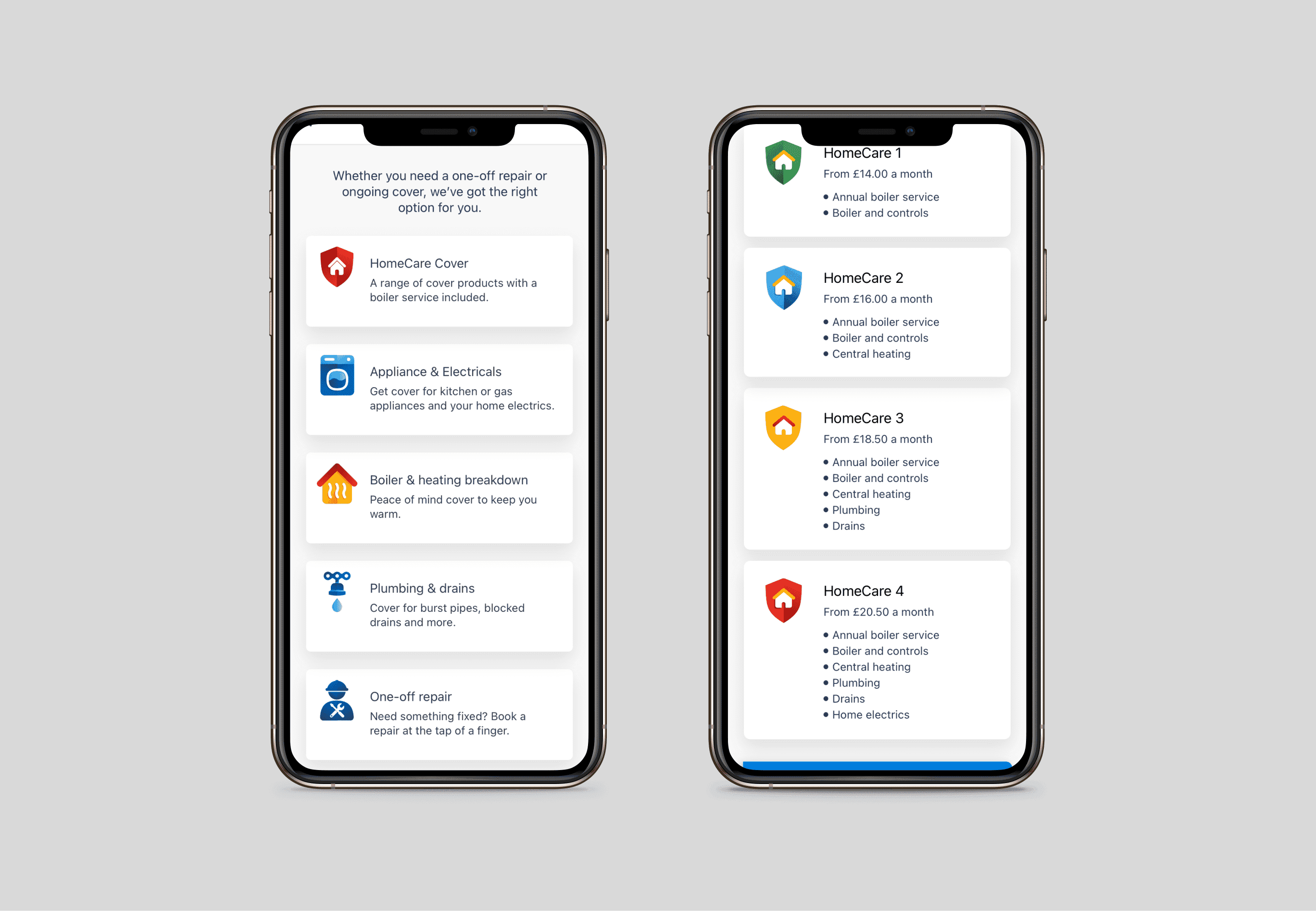 UI treatment of our chosen idea