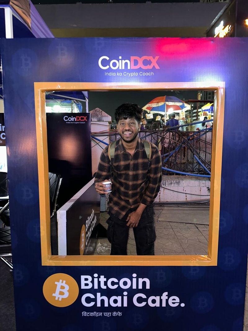 CoinDCX Bitcoin Cafe engaged visitors