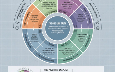 A 360° Campaign Brief Wheel (with a clear centre and clear flow)