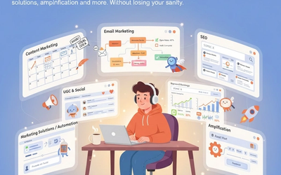 One-Person Marketing Team? These Tools Are Your Backup Crew