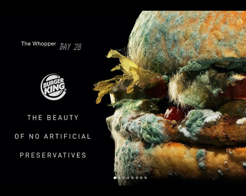 Burger King's Moldy Burger Campaign