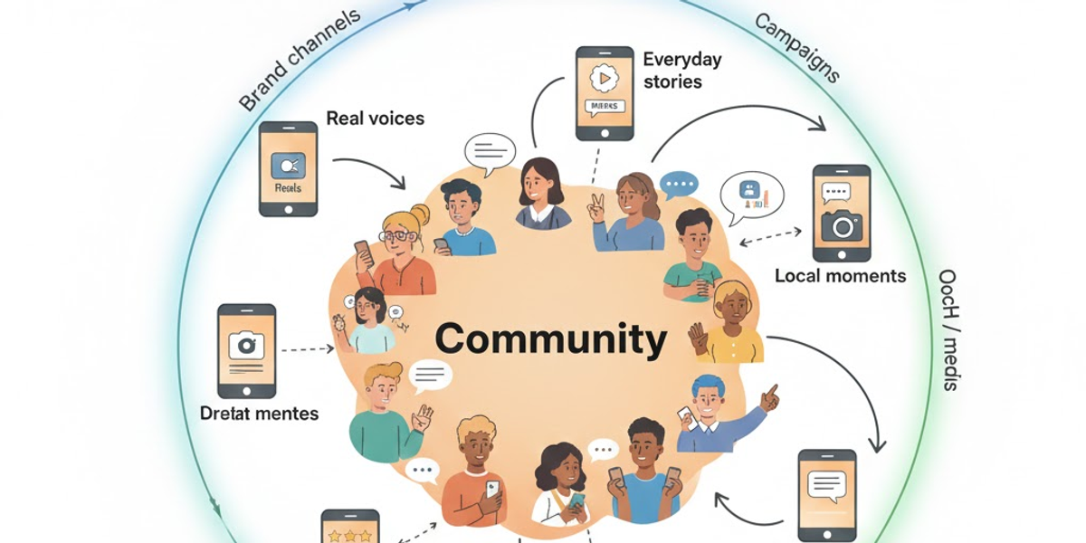 The audience is the engine. The brand is the amplifier.