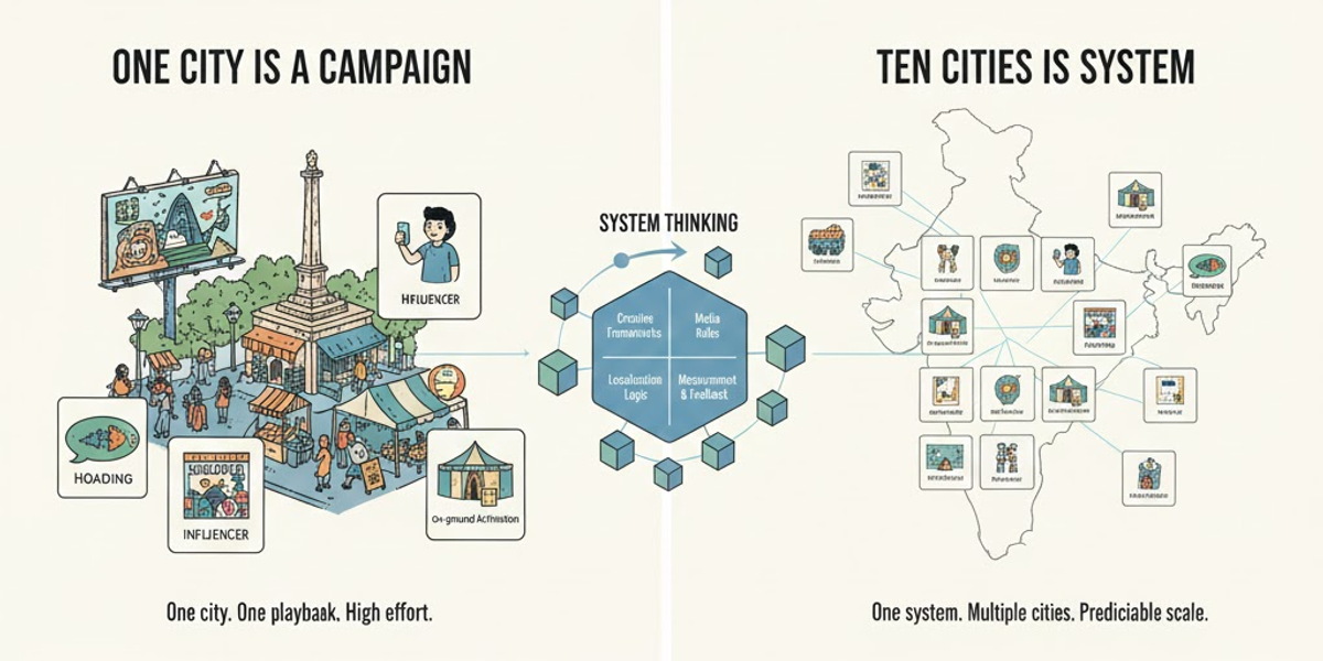 From a single city execution to a repeatable system.