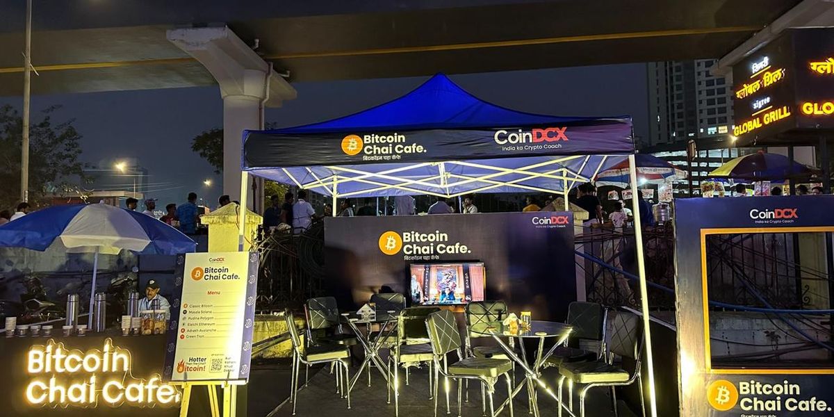 CoinDCX Bitcoin Cafe experiential activation in Mumbai