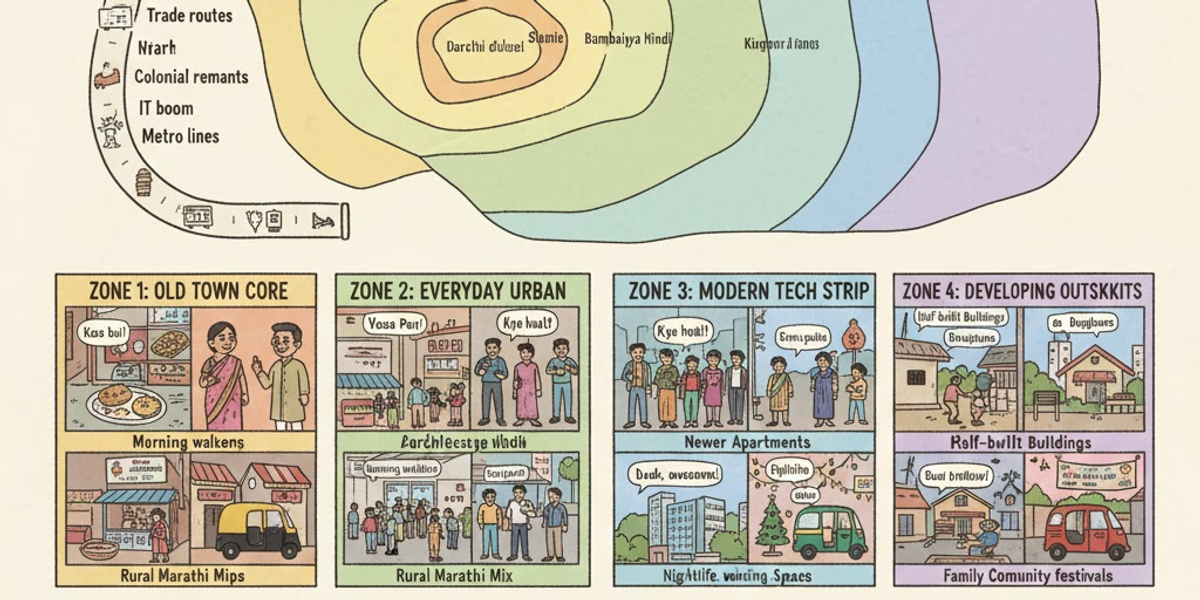 Same City. Every 10 km, A New World.
