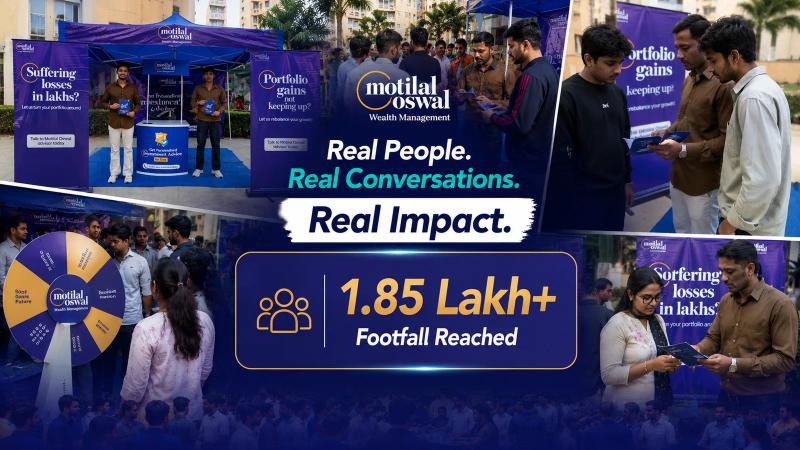 Motilal Oswal Wealth Check kiosk activation