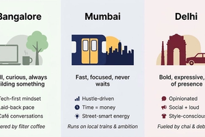City Personality Types: Bangalore vs Mumbai vs Delhi