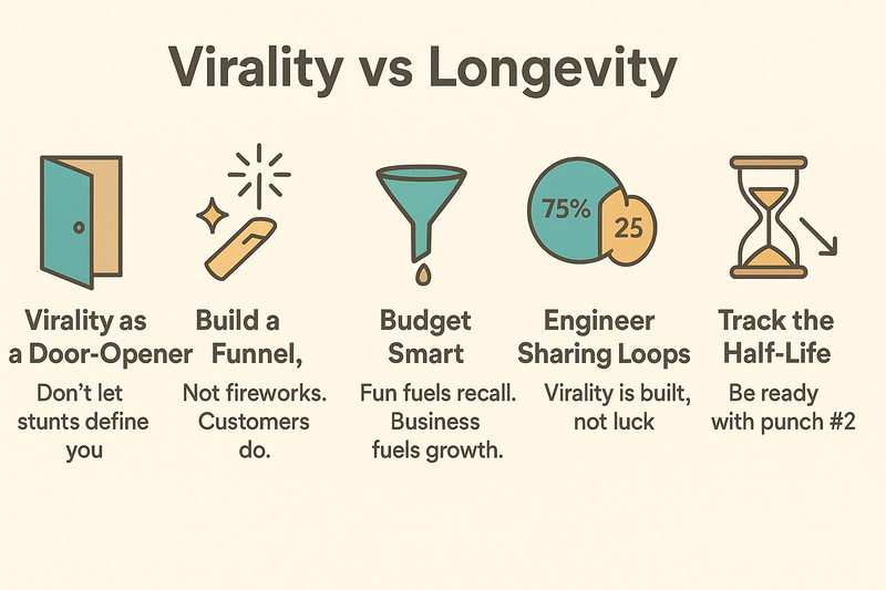 “Virality vs Longevity” Playbook
