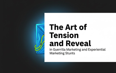 How to build tension and reveal in guerrilla stunts