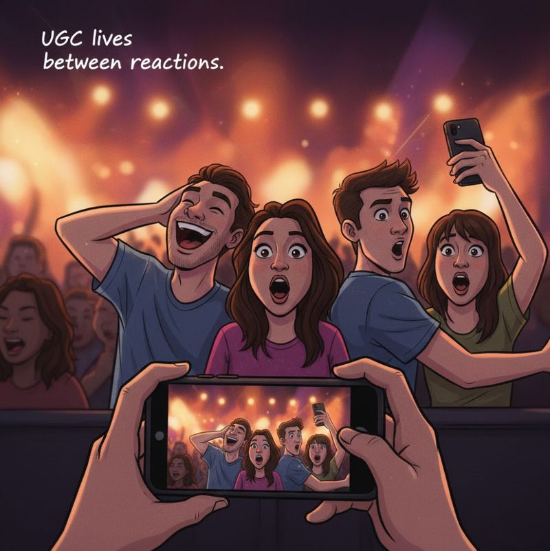 UGC lives between reactions