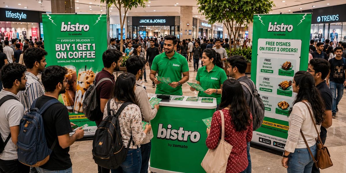 Bistro by Zomato hyperlocal activation