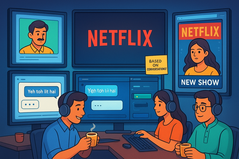 Netflix pushes content on your screen based on social listening