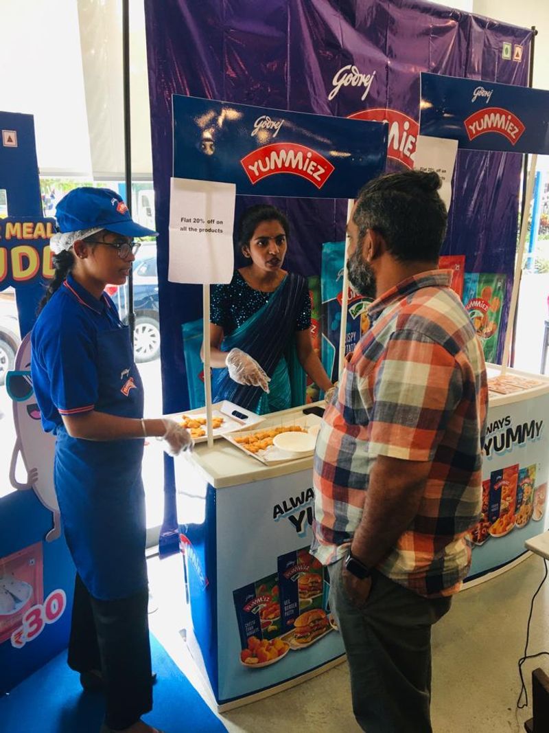 Godrej Yummiez sampling activation building consumer trust