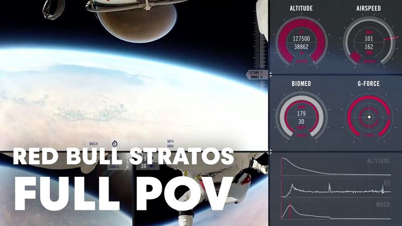 Red Bull Stratos' Full POV