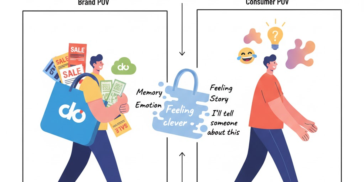 What consumers carry home vs what brands think they carry home