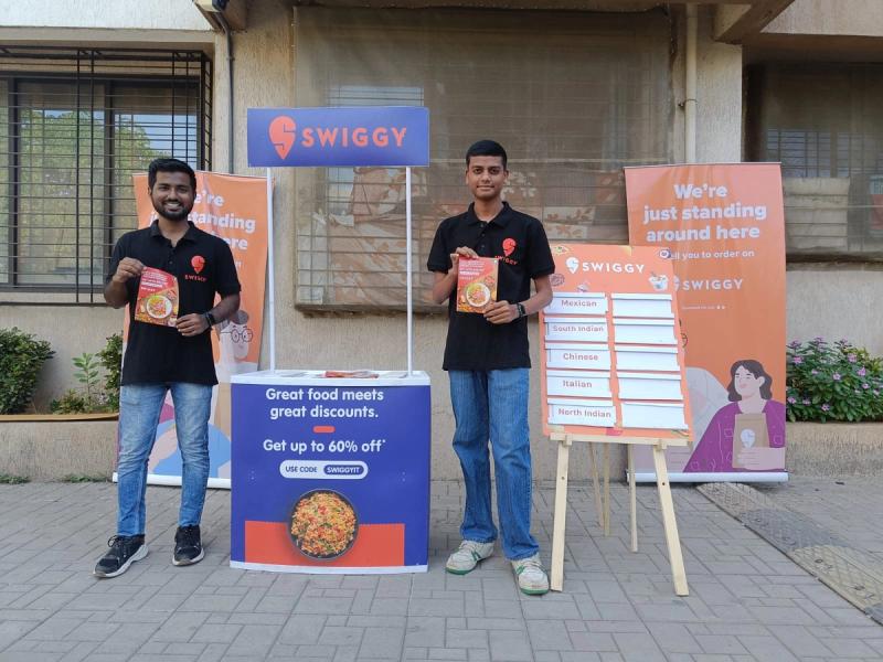 Swiggy Instamart QR-linked sampling activation