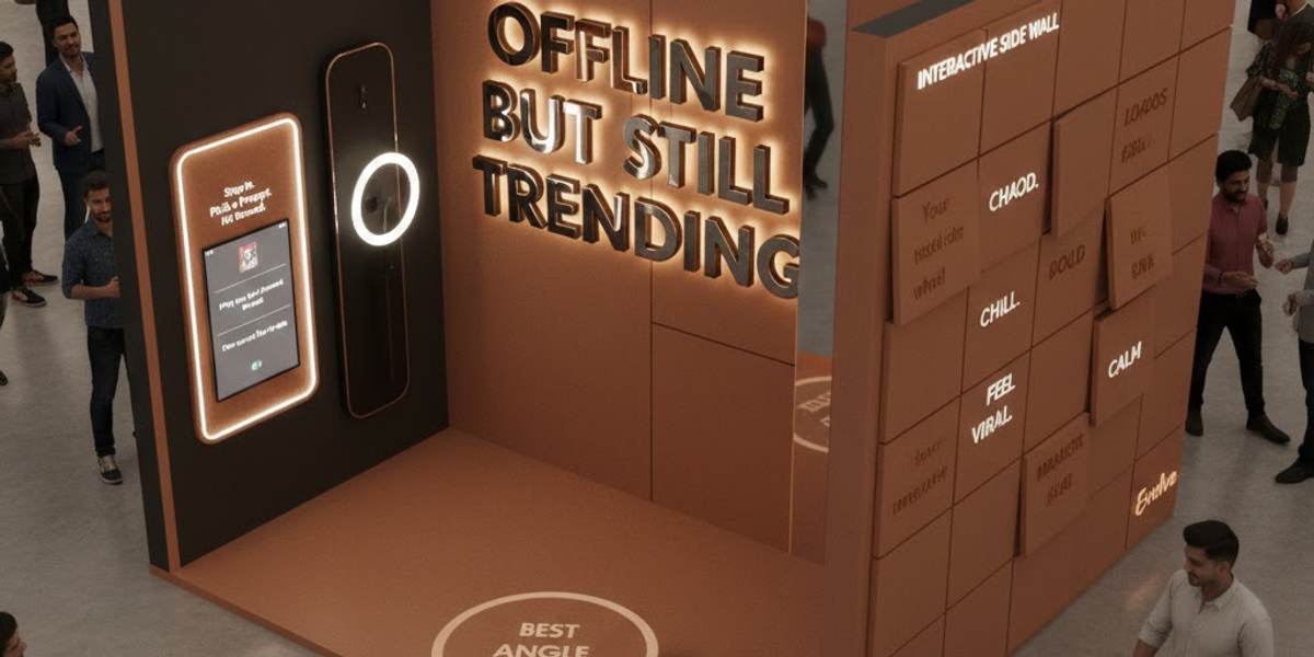 An IRL content factory disguised as a playful, aesthetic space.