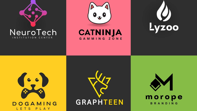 Combination Mark Logo Design – Custom Logo with Text & Icon for Your Brand