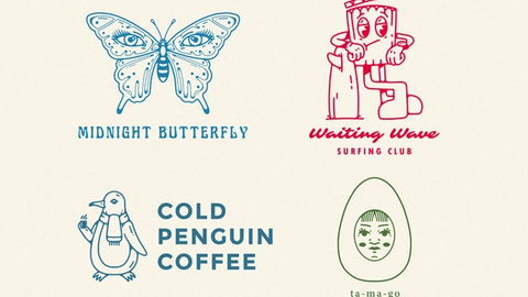 Monoline Logo Design – Stylish Single‑Stroke Logos with Uniform Line Weight