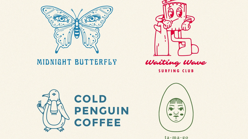 Monoline Logo Design – Stylish Single‑Stroke Logos with Uniform Line Weight