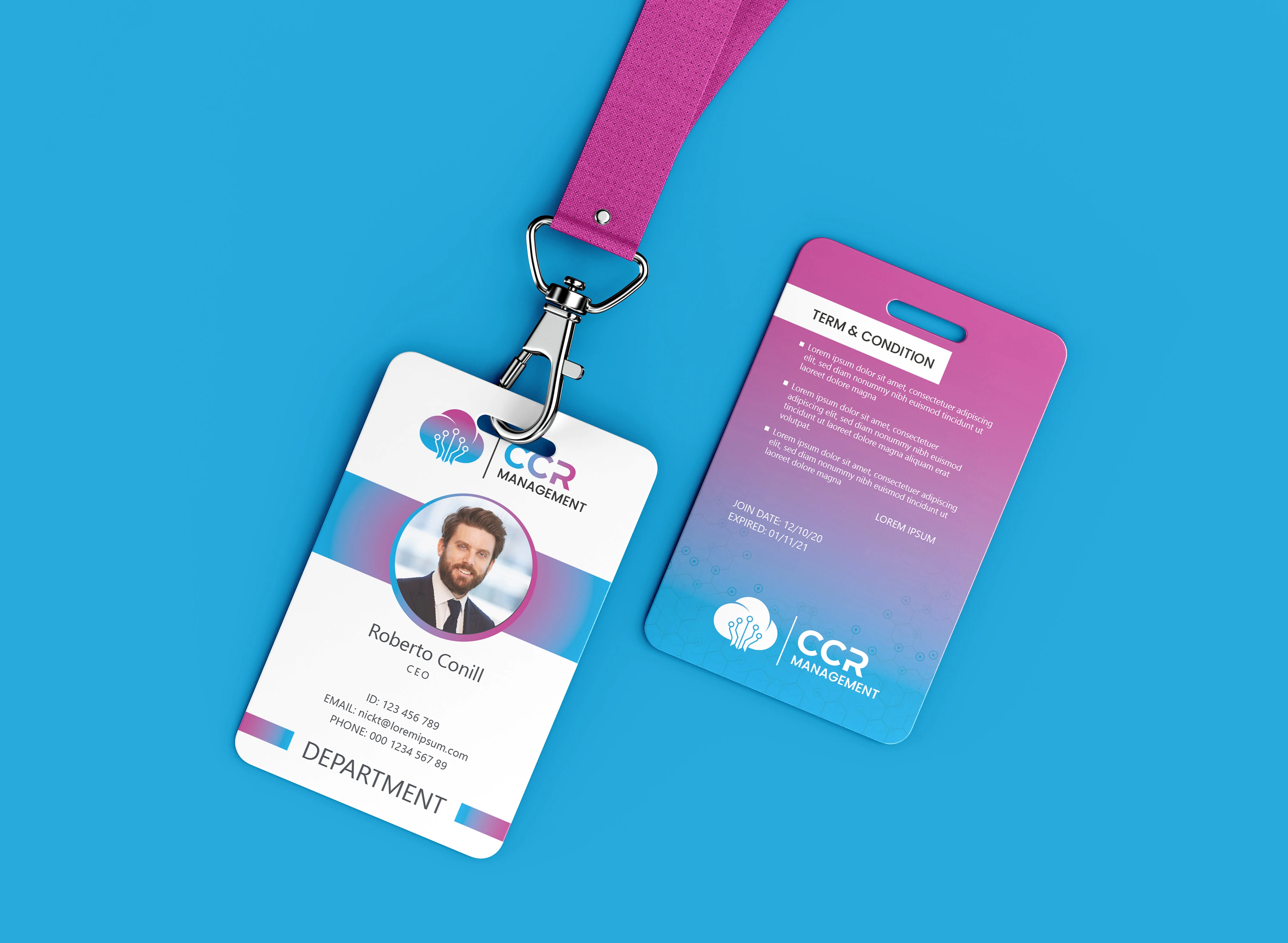 Employee ID Card Design – Horizon Labs