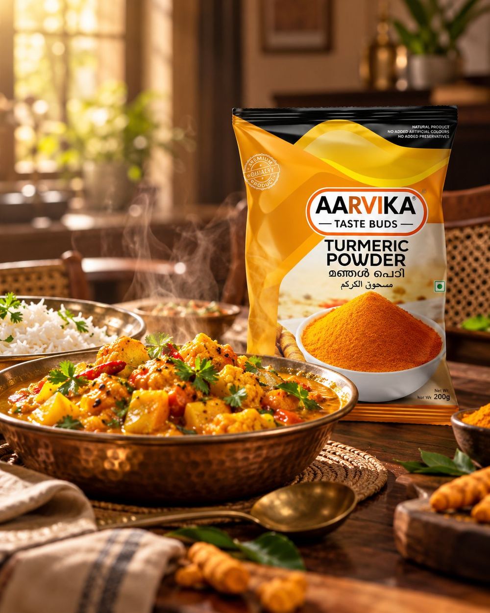 Aarvika Taste Buds — Turmeric Powder Packaging Packaging — gallery visual 5