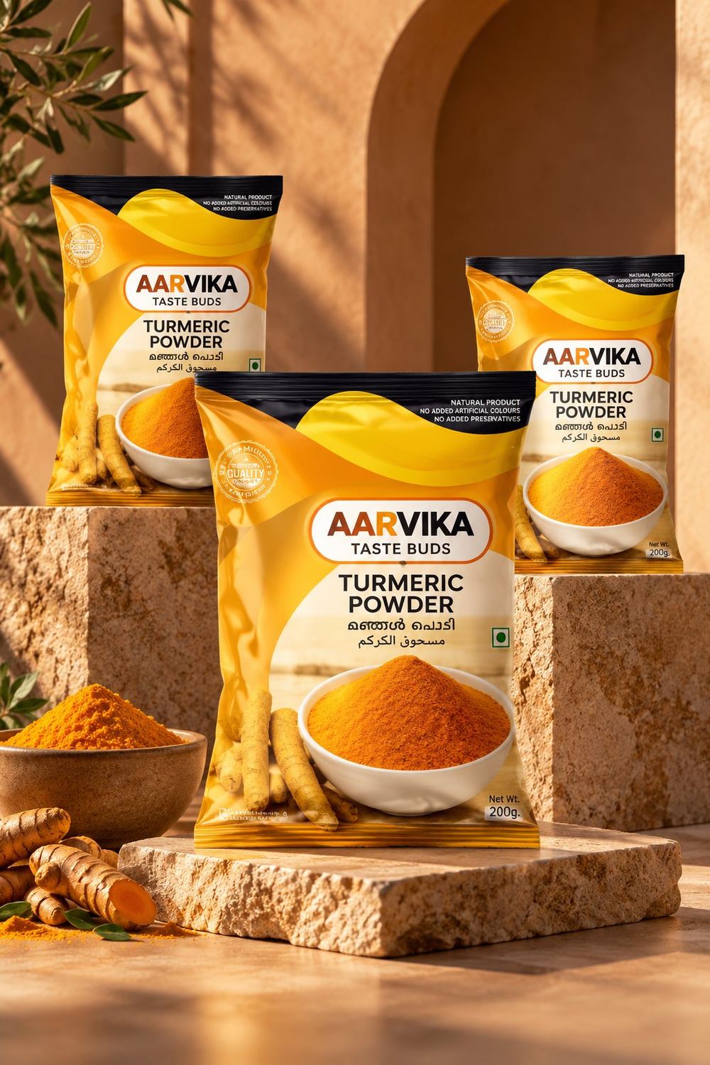 Aarvika Taste Buds — Turmeric Powder Packaging Packaging — gallery visual 6