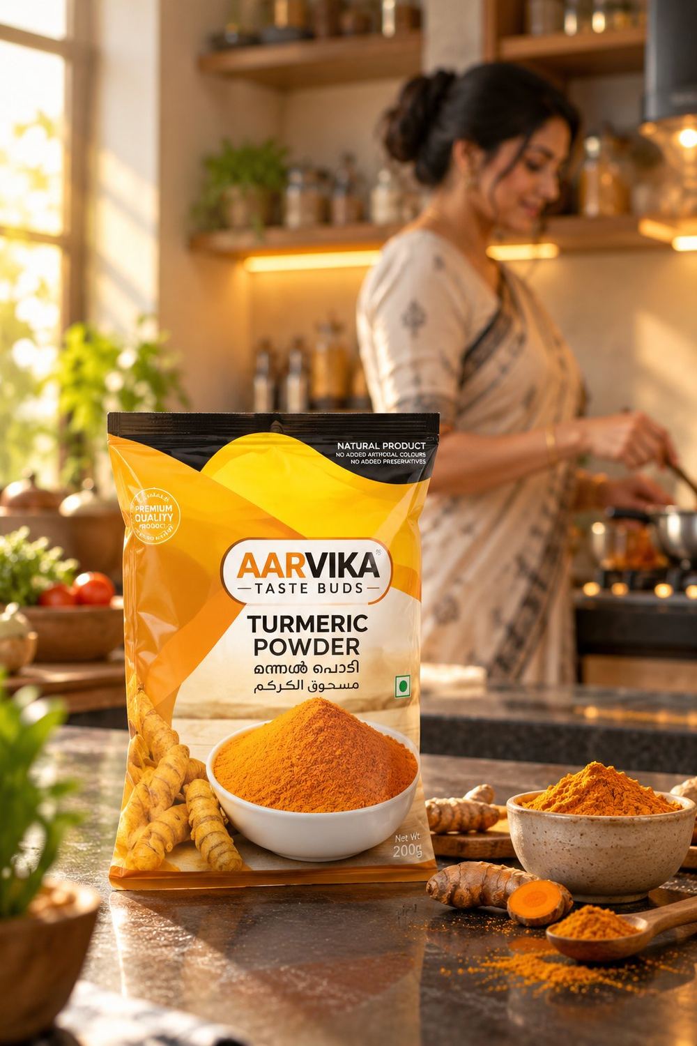 Aarvika Taste Buds — Turmeric Powder Packaging Packaging — gallery visual 4