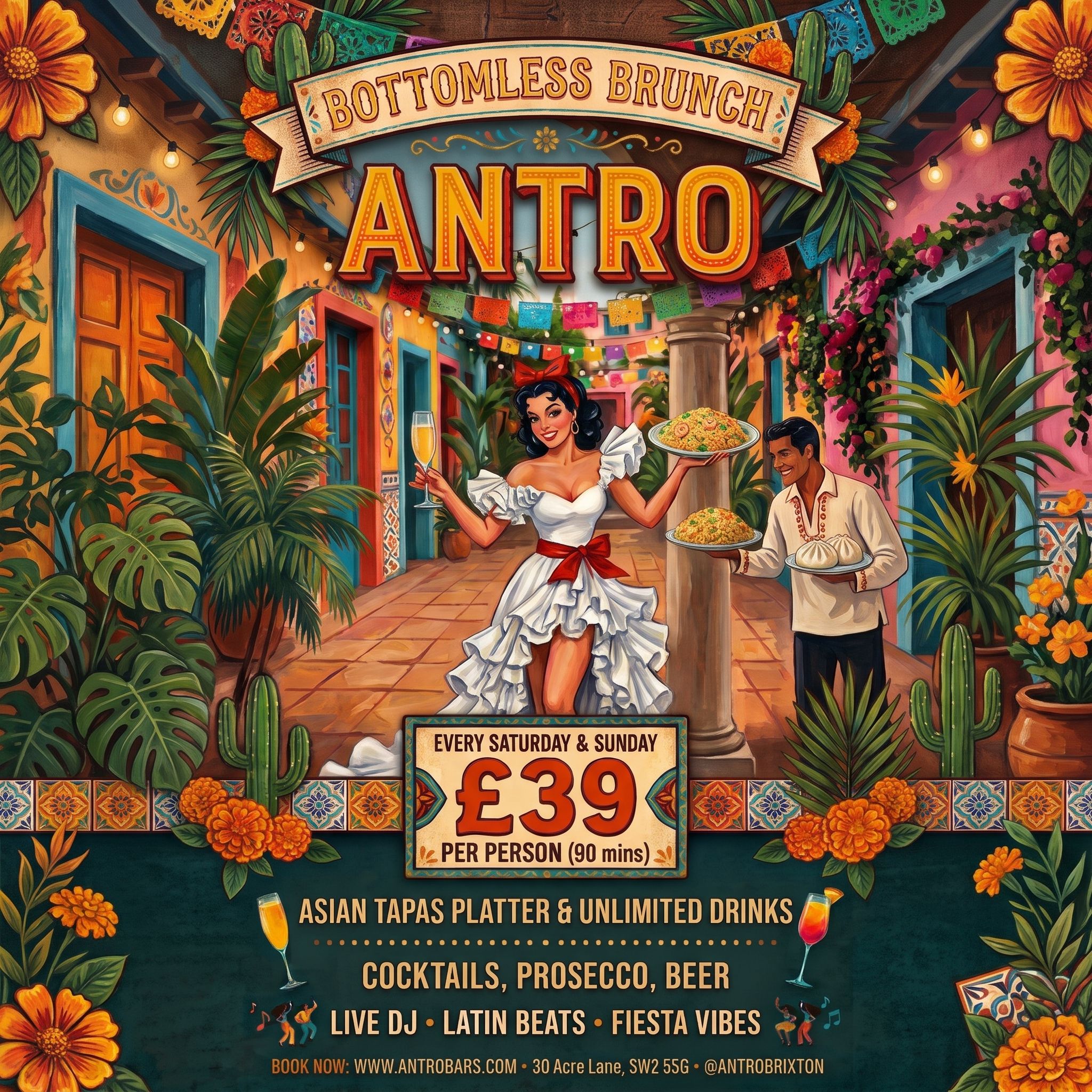 π BOTTOMLESS JUNGLE BRUNCH LANDS IN BRIXTON! π₯πΉ