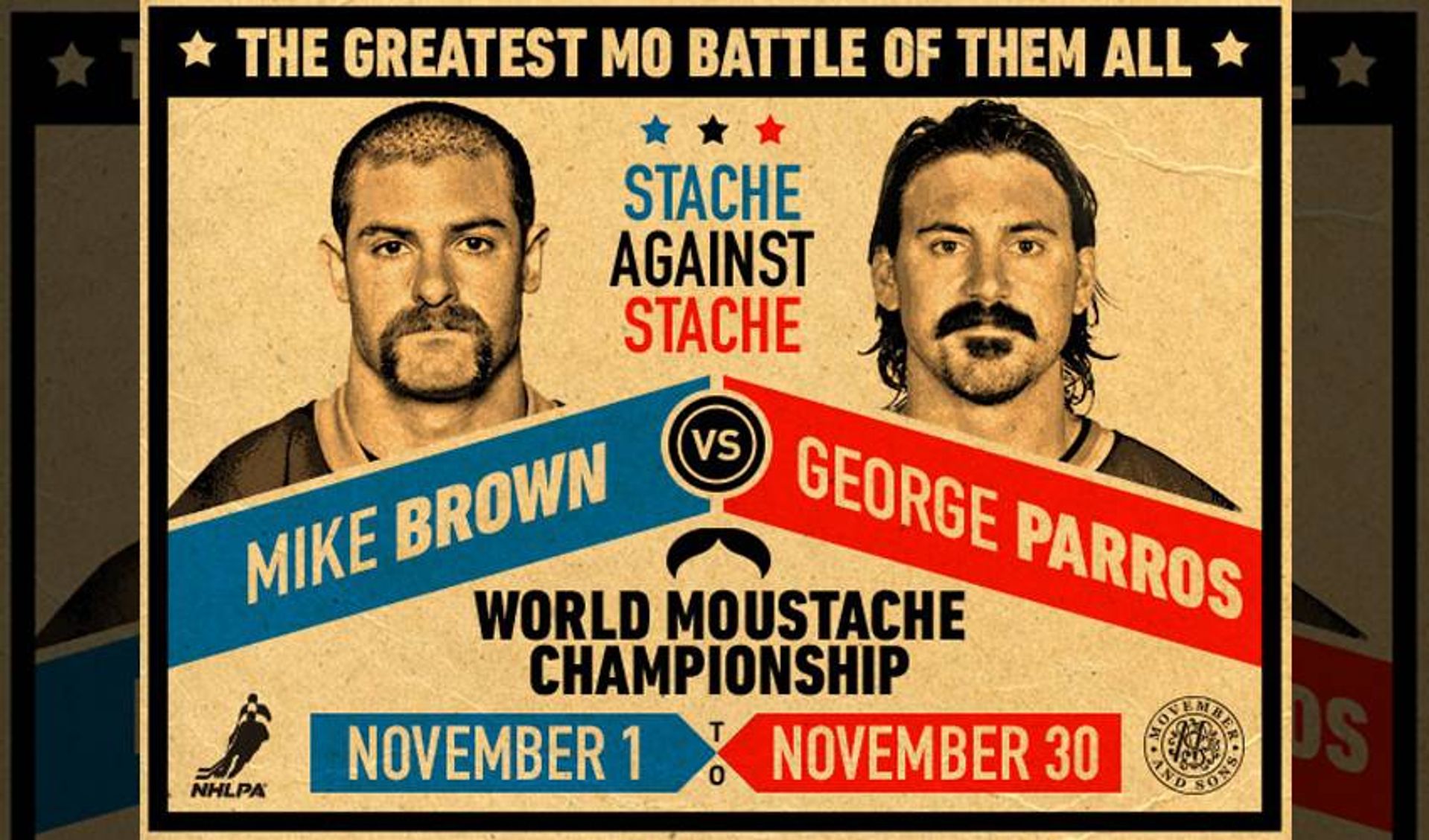 Parros & Brown Make the Most of Movember