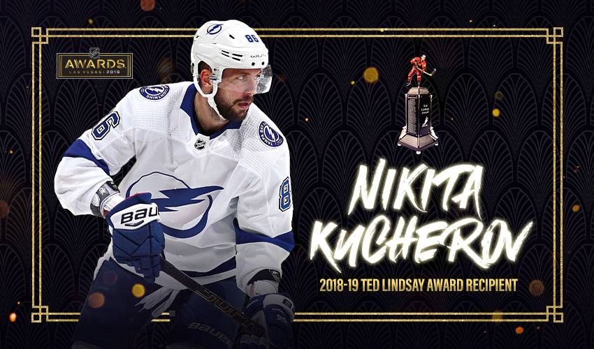 NHLPA members select Nikita Kucherov as 2018-19 Ted Lindsay Award recipient