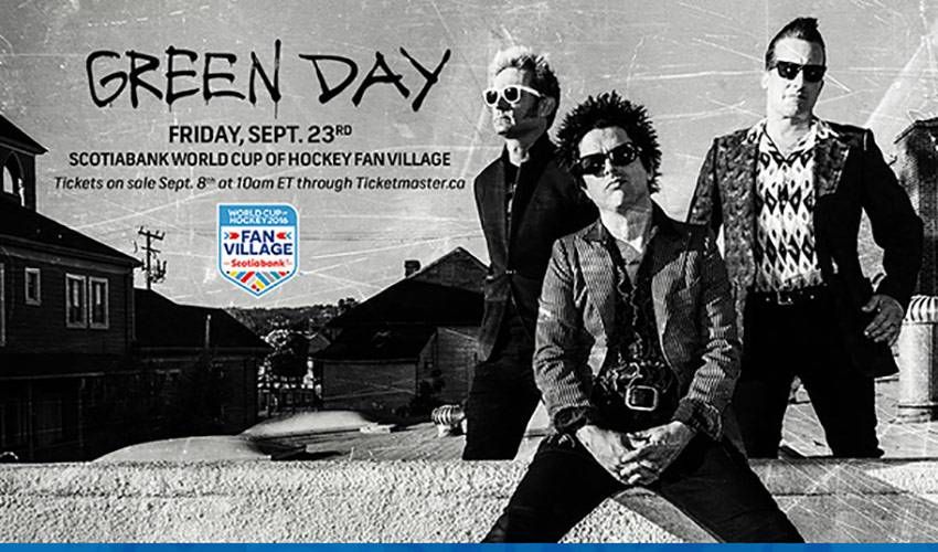 GRAMMY® AWARD-WINNING ROCK BAND GREEN DAY TO HEADLINE CELEBRATION OF CHAMPIONS