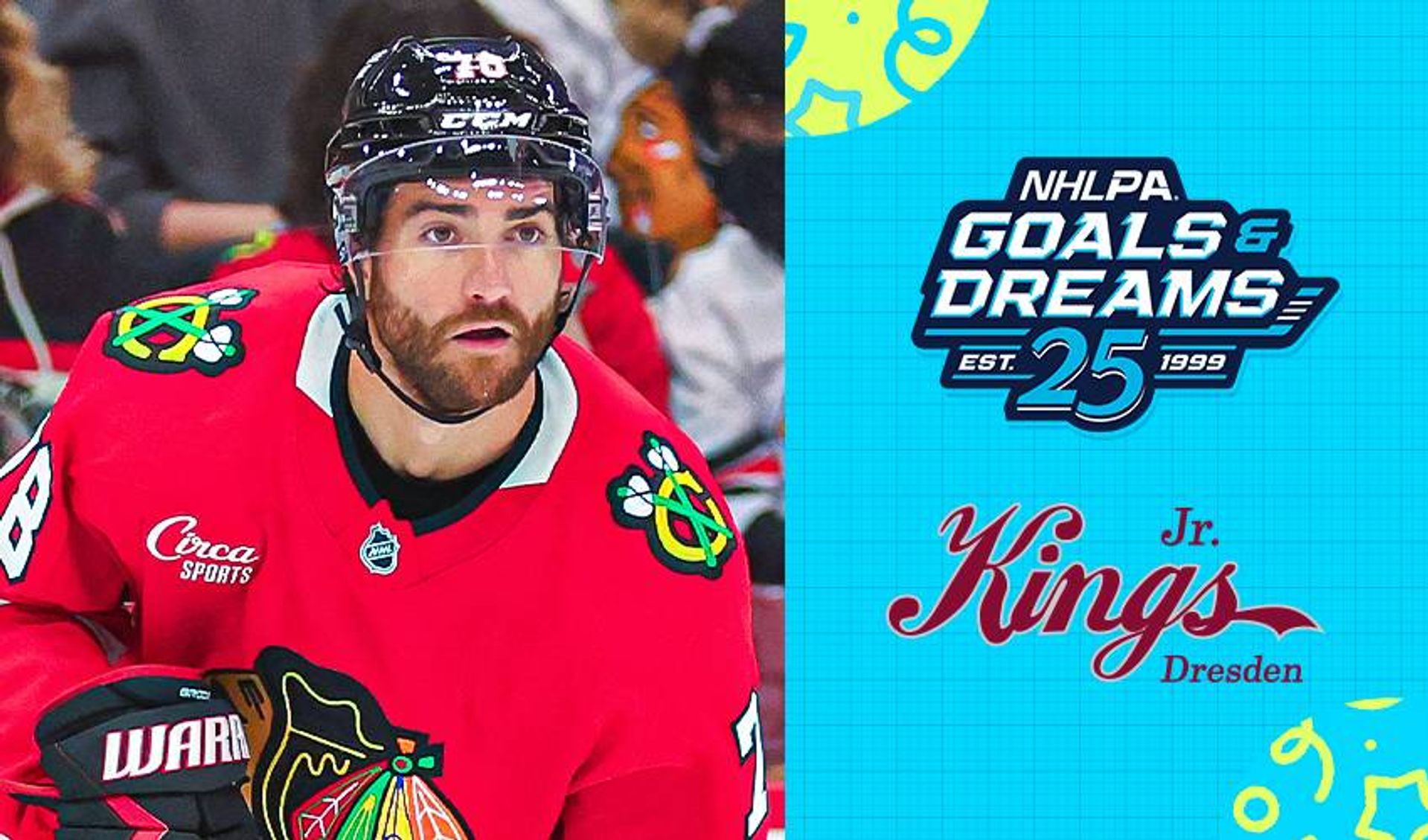 TJ Brodie and NHLPA Goals & Dreams donate 20 sets of equipment to Dresden Minor Hockey Association