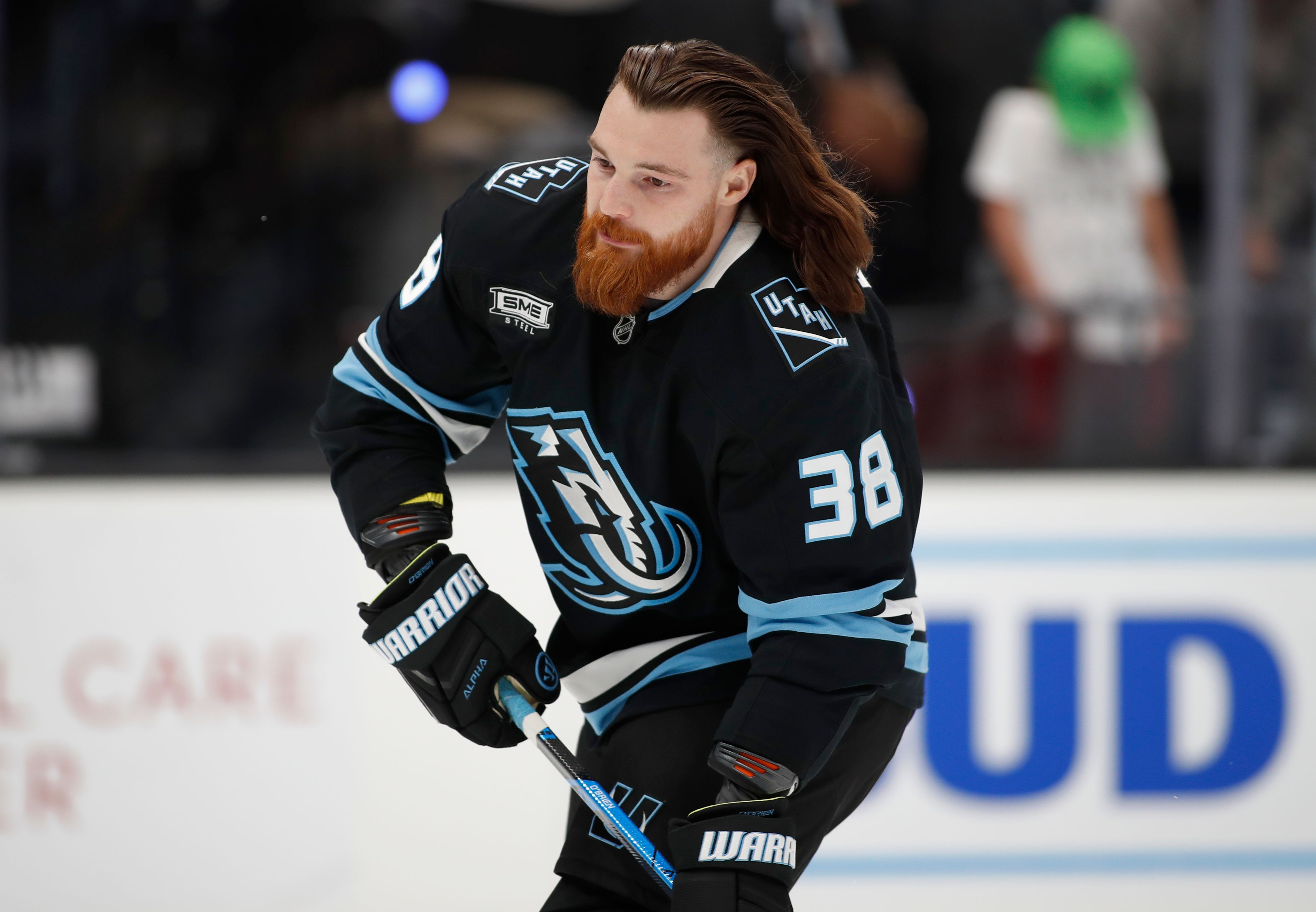 Liam O'Brien of the Utah Mammoth